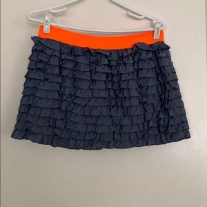 J. Crew Ruffle Mini Skirt
